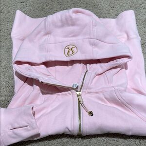 Pink Zip-Up Hoodie